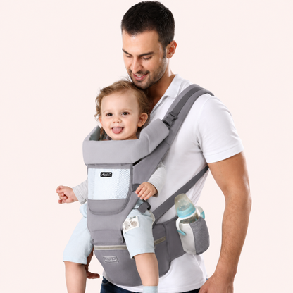 Baby Carrier - Ergonomic Cotton Breathable and Supportive